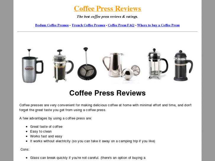 www.coffeepressreviews.com