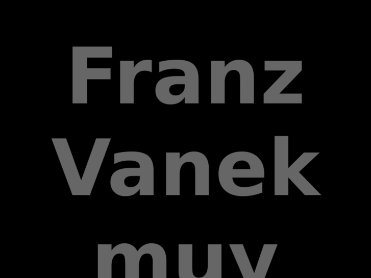 www.franzvanek.com