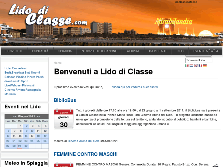 www.lidodiclasse.com