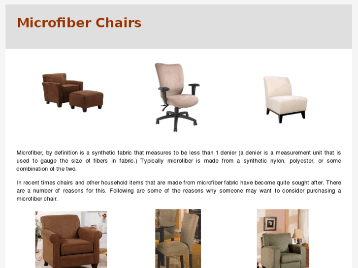 www.microfiberchair.com