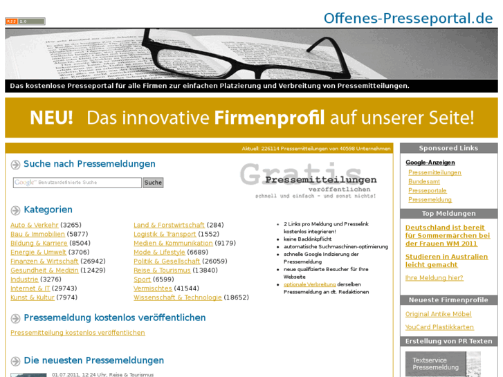 www.offenespresseportal.de