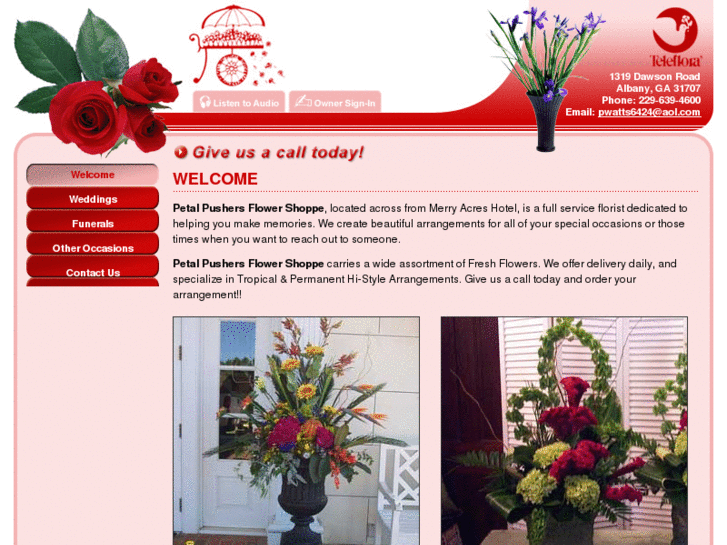 www.petalpushersflowershoppe.com