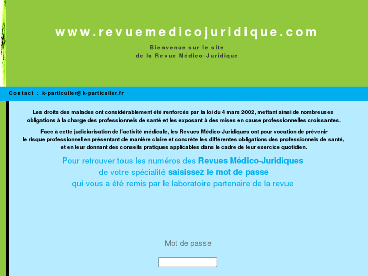 www.revuemedicojuridique.com