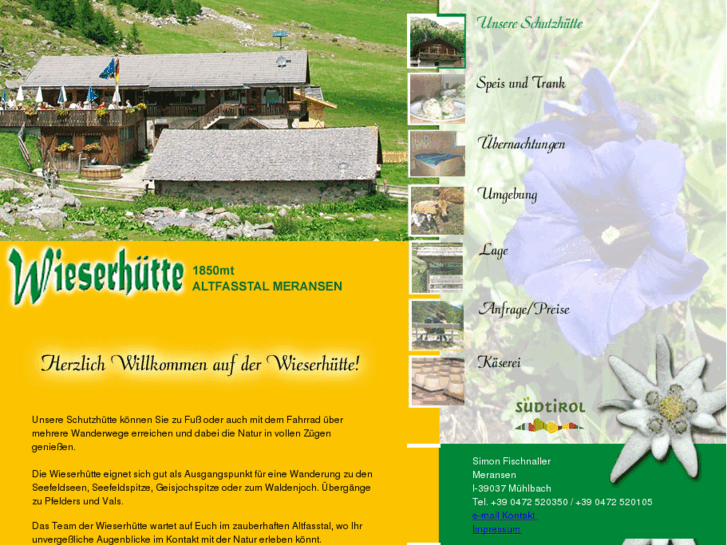 www.schutzhaus-wieserhuette.com