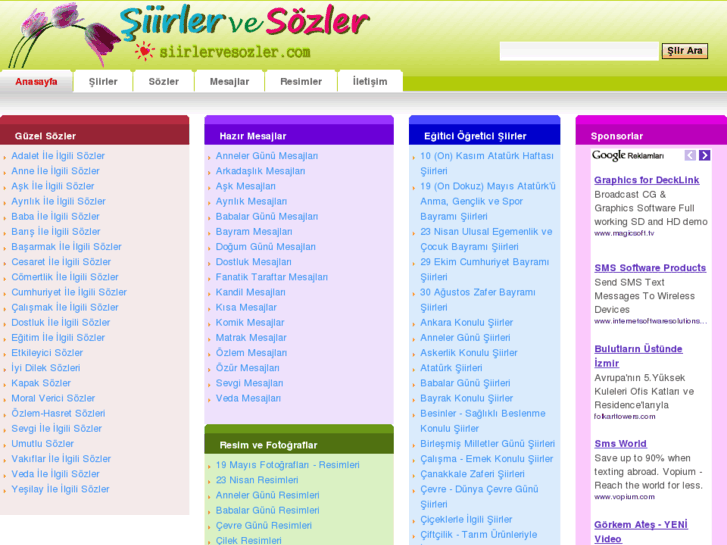 www.siirlervesozler.com