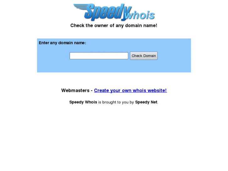 www.speedy-whois.com