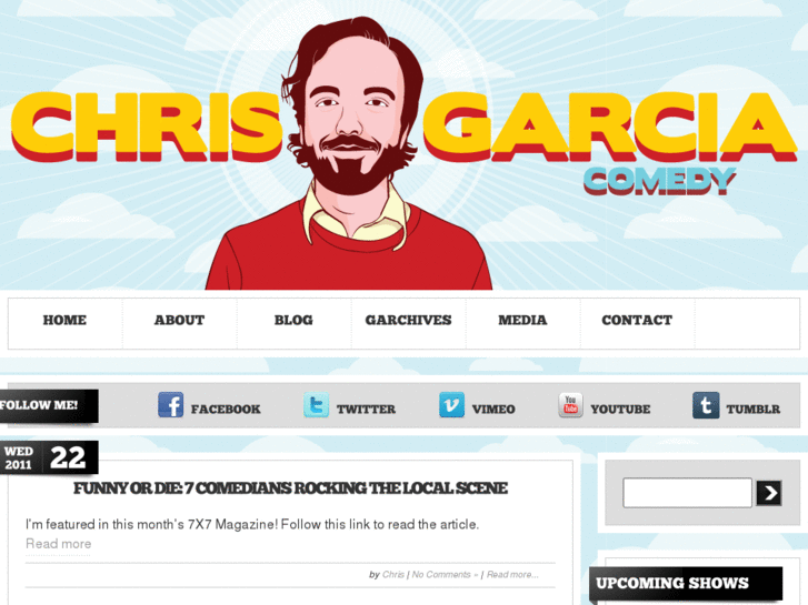 www.chrisgarciacomedy.com