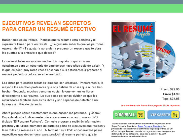 www.elresumeperfecto.com