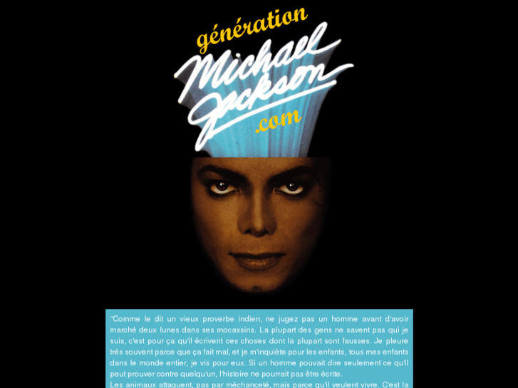 www.generation-michael-jackson.com