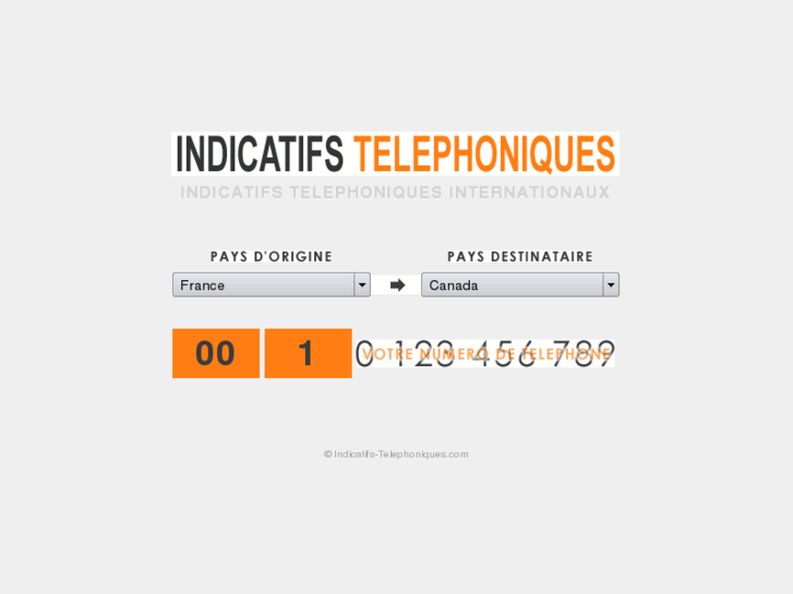 www.indicatif-telephonique.com