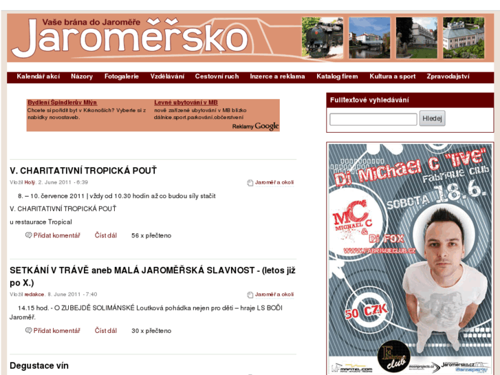 www.jaromersko.cz