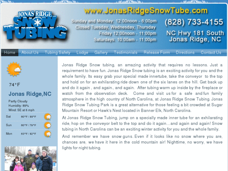 www.jonasridgesnowtube.com