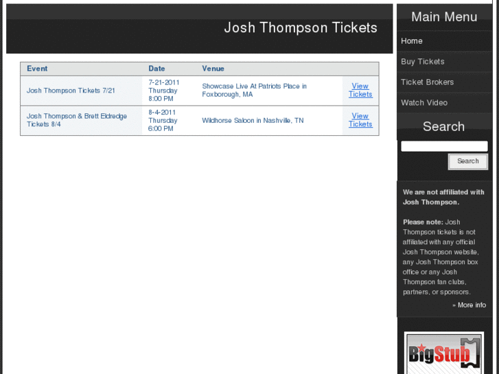 www.joshthompsontickets.com