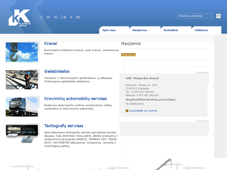 www.klaipedoskranai.lt