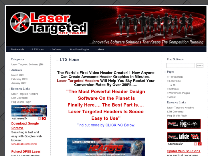 www.lasertargetedsoftware.com