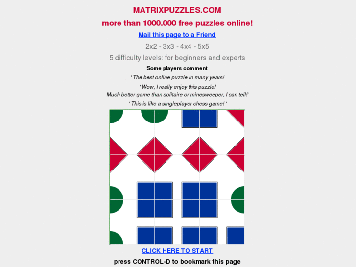 www.matrixpuzzles.com