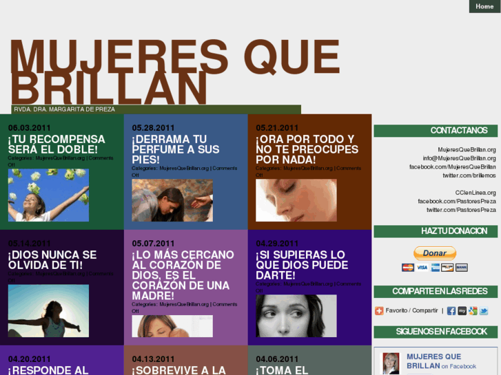 www.mujeresquebrillan.com