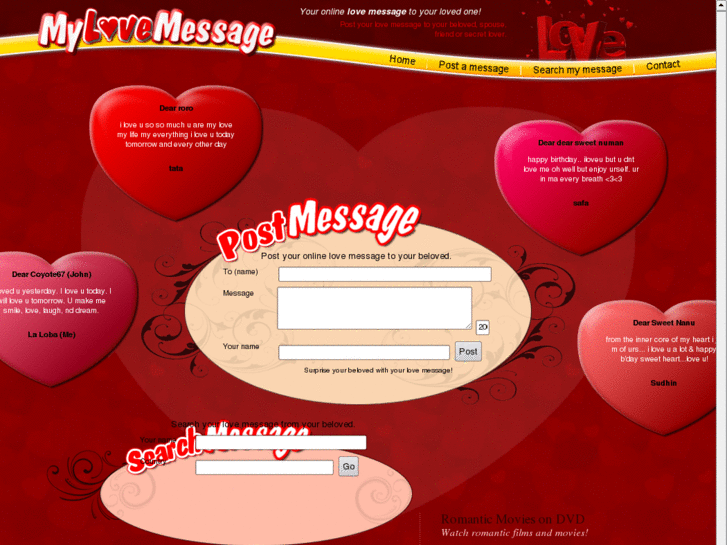 www.mylovemessage.com