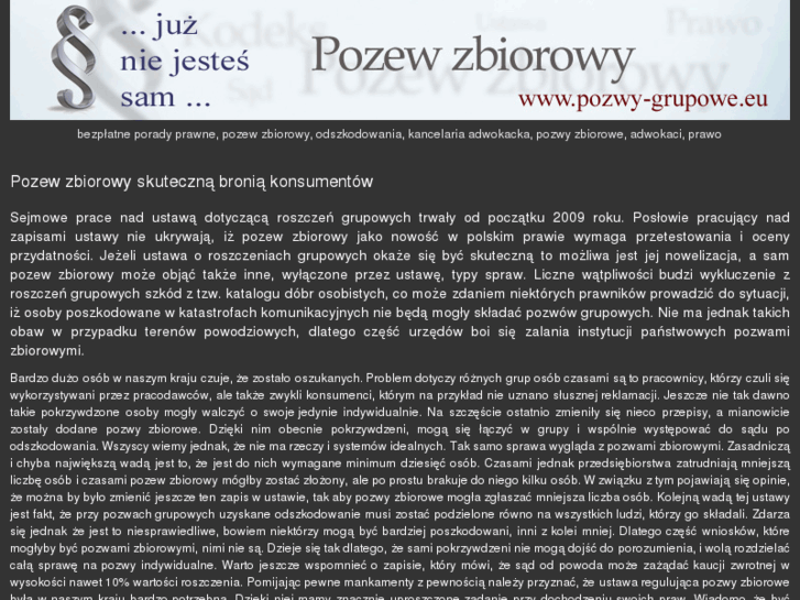 www.pozwy-grupowe.eu