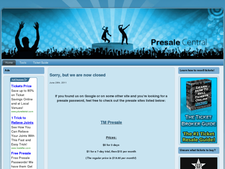 www.presalecentral.net
