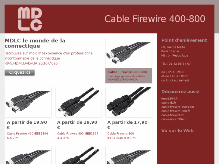 www.cable-ieee1394.fr