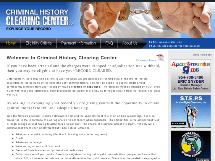 www.criminalhistoryclearing.com