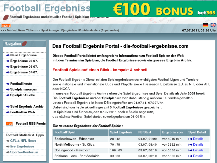 www.die-football-ergebnisse.com