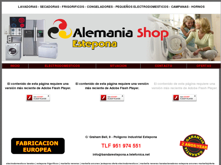 www.electrodomesticosoferta.com