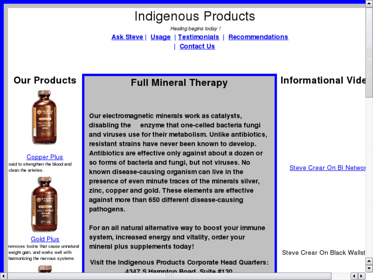 www.indigenousproducts.com