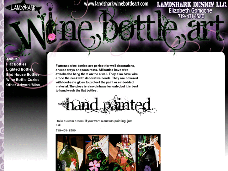www.landsharkwinebottleart.com