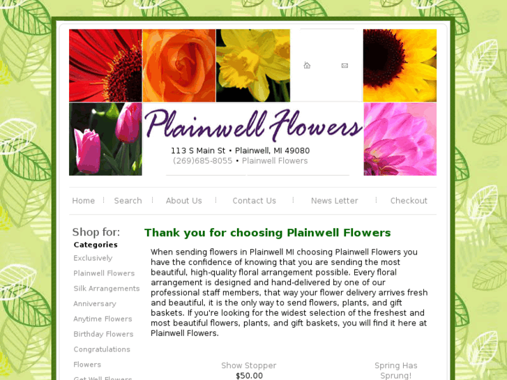 www.plainwellflowers.com