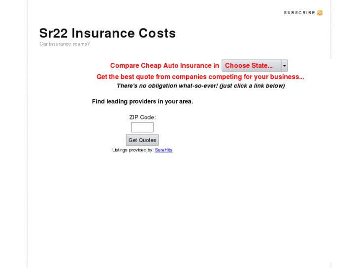 www.sr22insurancecosts.org