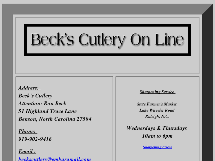 www.beckscutleryonline.com