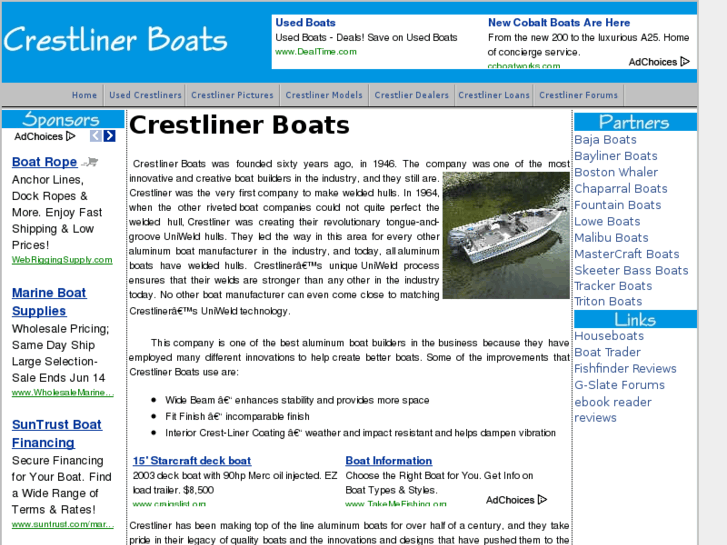 www.crestlinerboatsonline.com