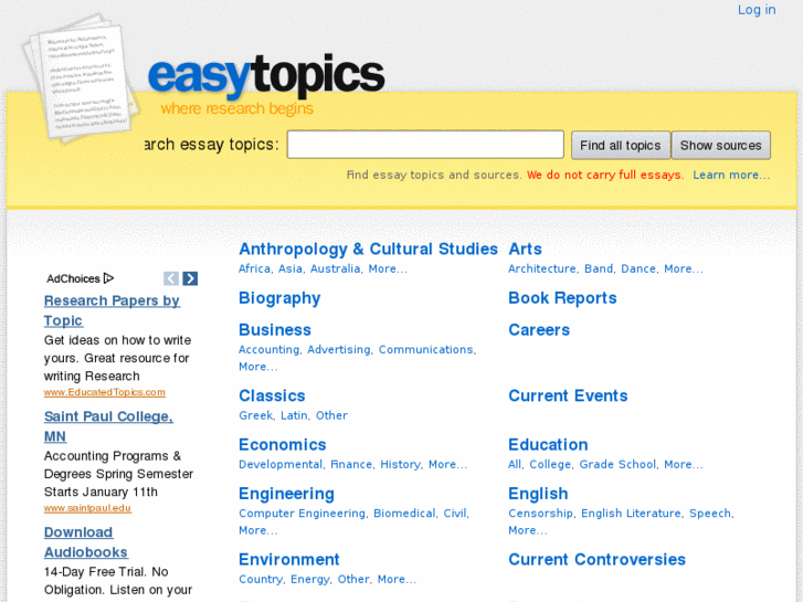 www.easytopics.com