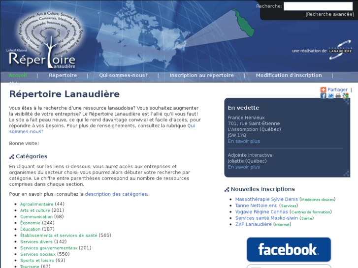 www.repertoirelanaudiere.qc.ca