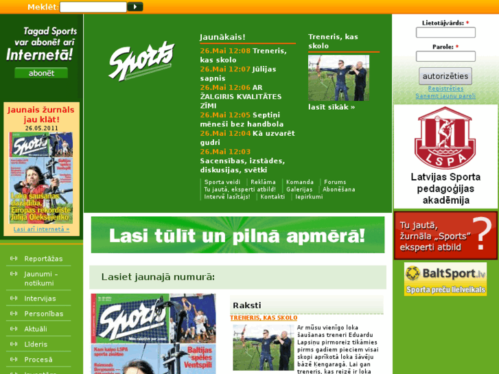 www.sporto.lv
