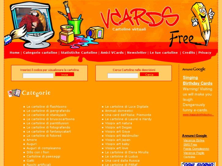 www.vcardsfree.it