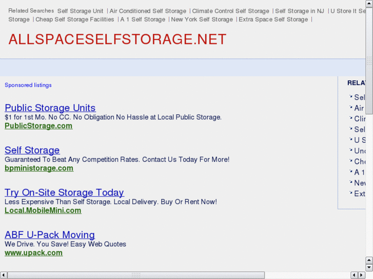 www.allspaceselfstorage.net