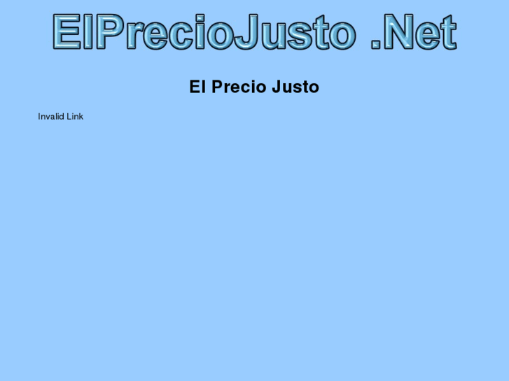 www.elpreciojusto.net