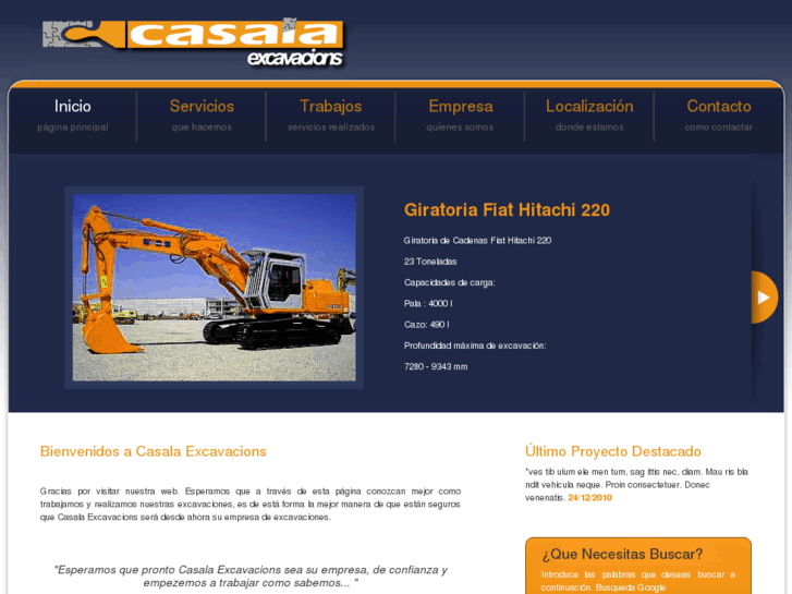 www.excavacionscasala.com