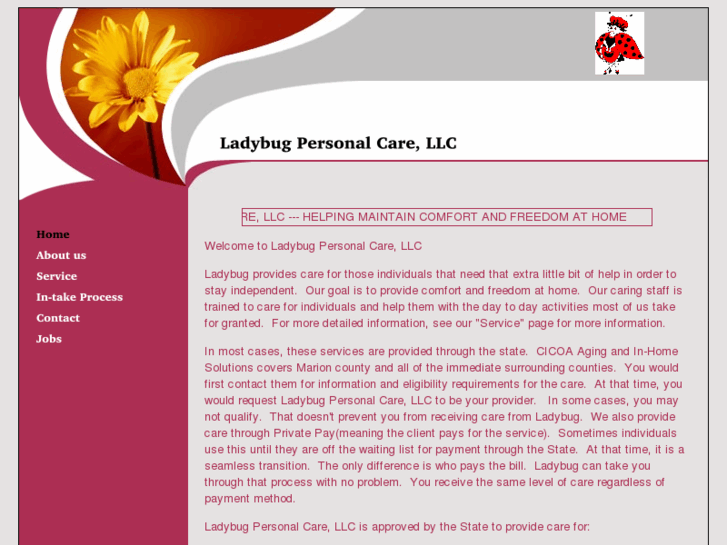 www.ladybugpersonalcare.com