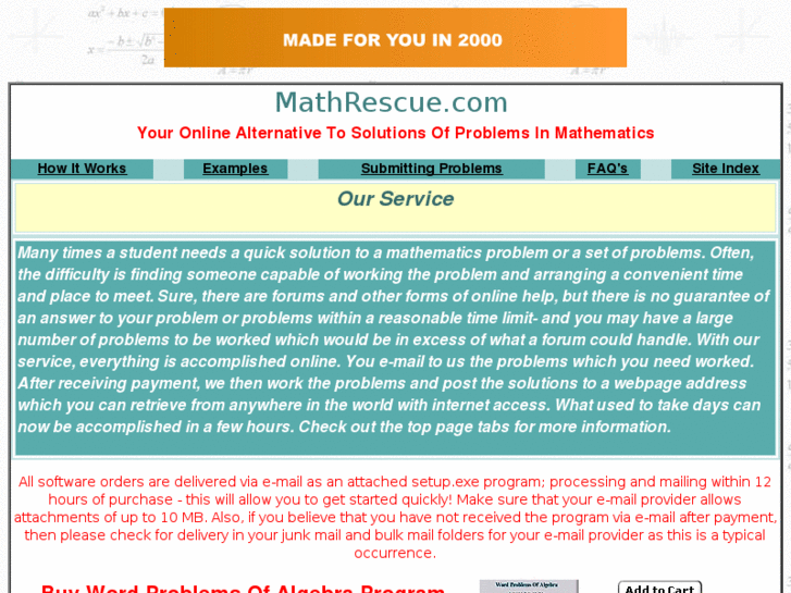 www.mathrescue.net