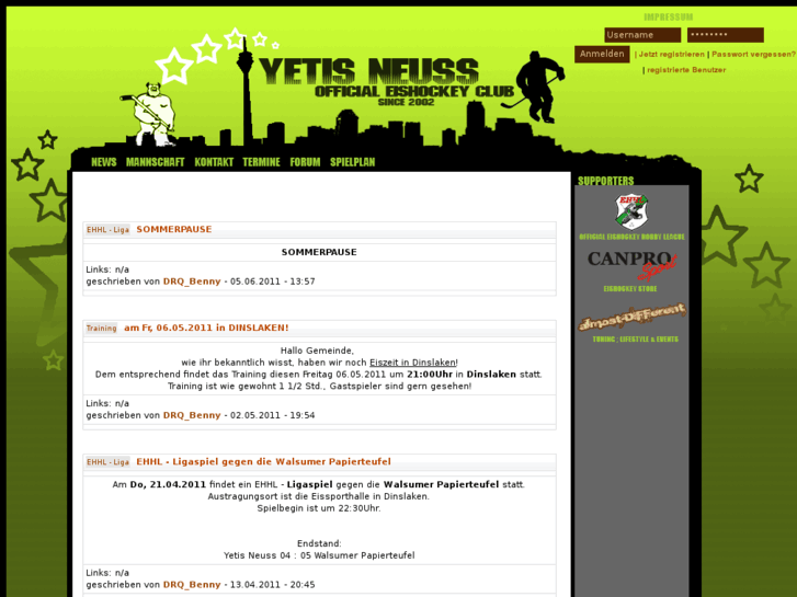 www.neuss-yetis.de