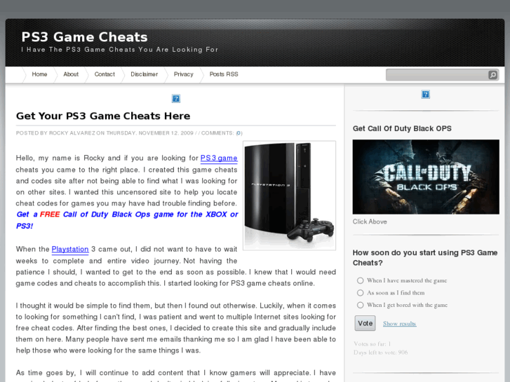 www.ps3gamecheats.org