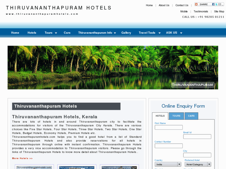 www.thiruvananthapuramhotels.com