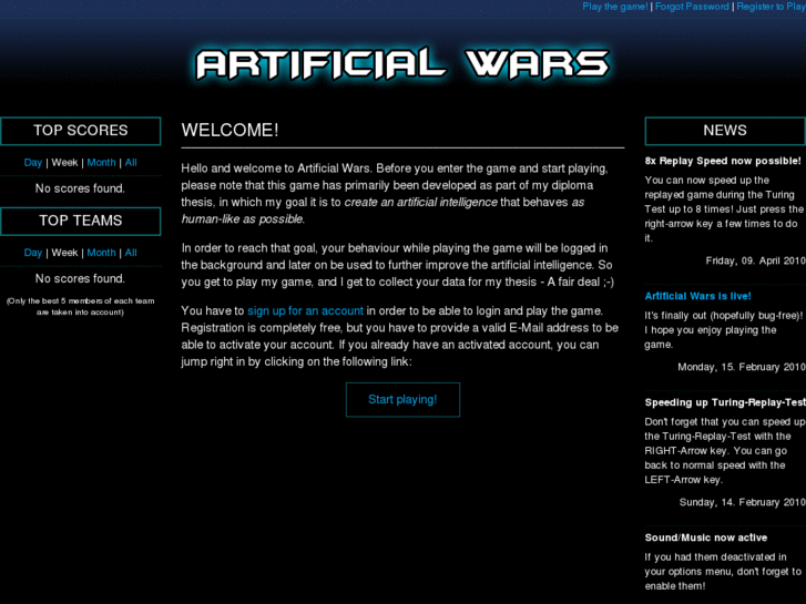 www.artificialwars.net