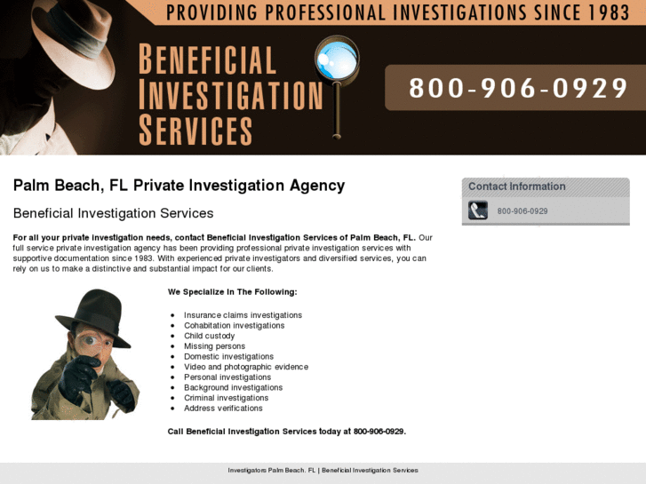 www.beneficialinvestigations.net