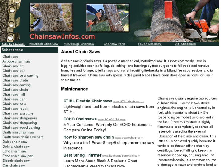 www.chainsawinfos.com