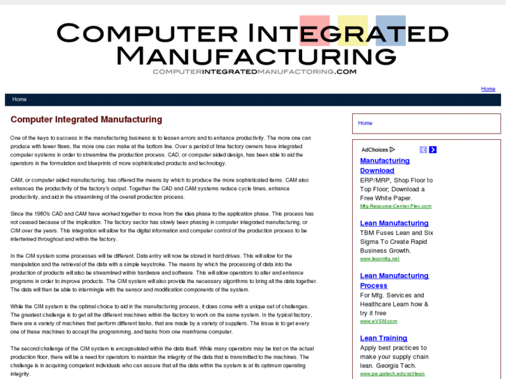 www.computerintegratedmanufacturing.com